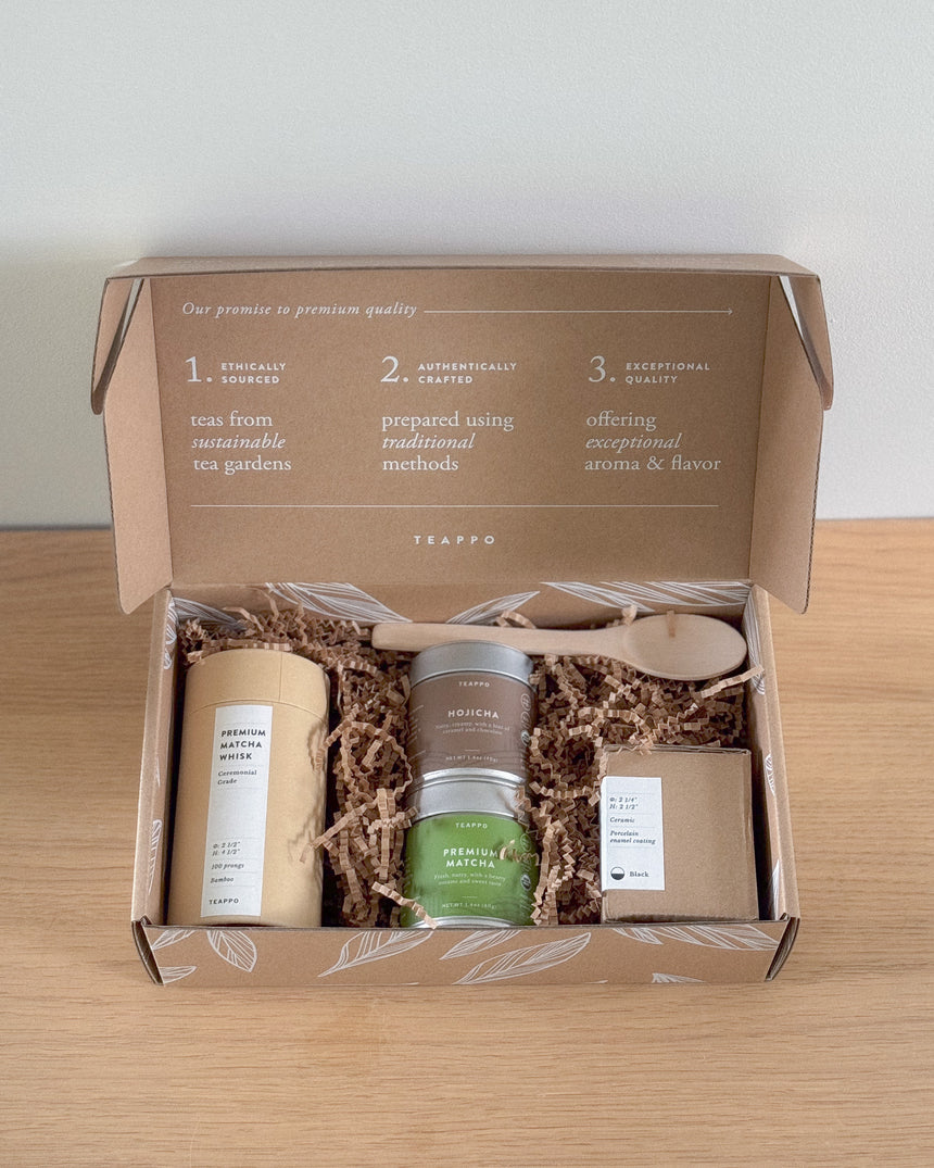Organic Matcha & Hojicha Set ($82 value)