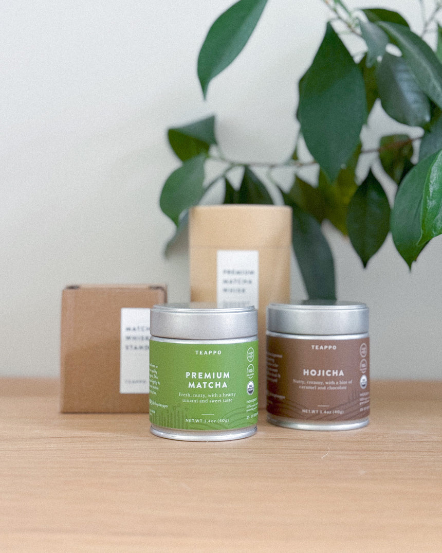 Organic Matcha & Hojicha Set ($82 value)