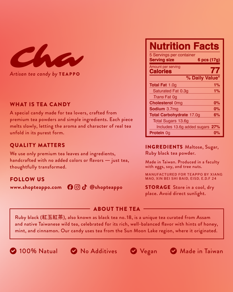 Cha® Ruby Tea Candy